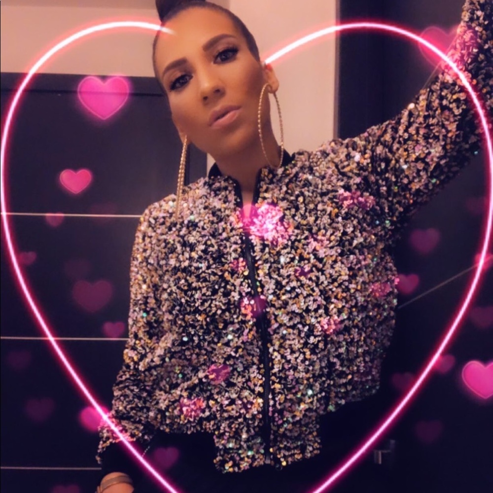 glitter jacket